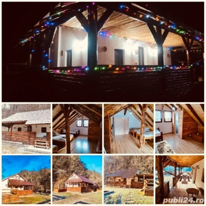 Cabană rustică la munte 