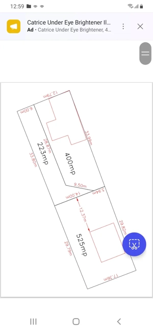 Ofer teren 400-500 mp cu fundație și proiect 