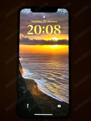 iPhone X, 256GB, proprietar unic, cumparat din California de nou