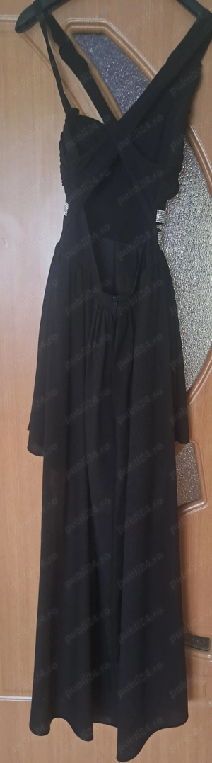 Vand rochie neagra de seara - imagine 2