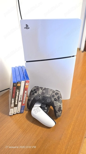 PlayStatio 5 SlimEdition-cu disc  - imagine 2