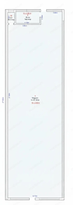 Închiriere spațiu comercial premium, parter, vitrină panoramică