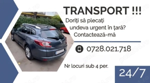Transport persoane+ remorca 