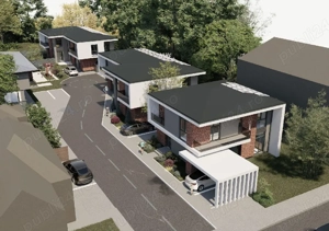 Case premium , spre vanzare 4 case cuplate + 1 casa individuala! La standarde NZEB eficiente ener - imagine 8