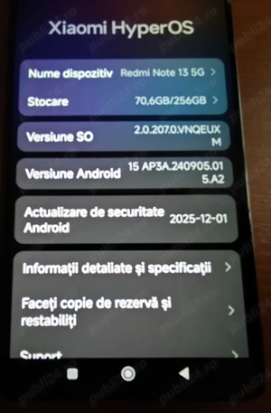 Vând Xiaomi Redmi Note 13 5G 