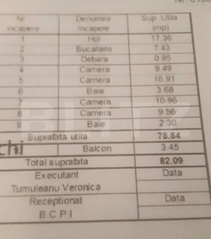 Apartament 4 camere, 82 mp 2 bai, zona Zimbru