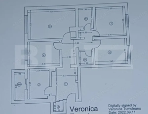 Apartament 4 camere, 82 mp 2 bai, zona Zimbru