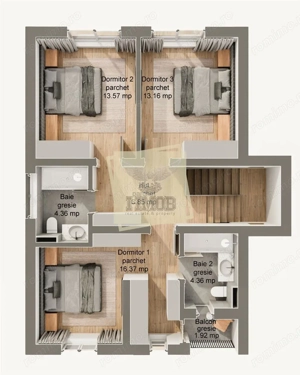 Casa cu 5 camere 3 bai si 340 mp teren in  Sura Mare - imagine 7