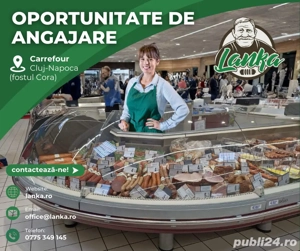 Vinzator la vitrina mezeluri Lanka