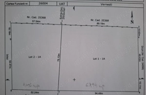 11000 teren intravilan +extra, Vernesti 