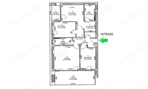 Apartament cu 3 camere decoamndate curte si terasa in zona Selimbar - imagine 9