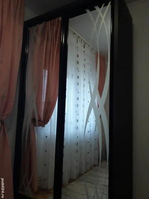 Dulap cu oglinzi culoare maro închis! 