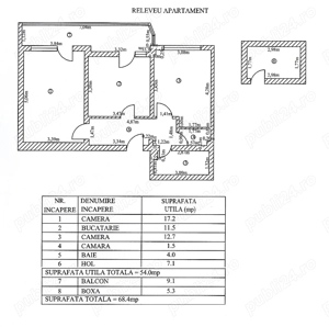 Apartament decomandat 2 camere Ultracentral + Boxa
