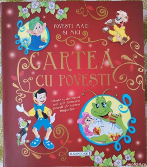 Cartea cu povesti - Povesti mari si mici (scris mare) Ed. Flamingo