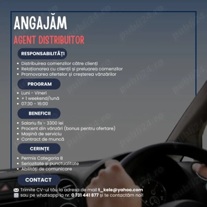 Gusta firma de catering angajam agent de vanzari