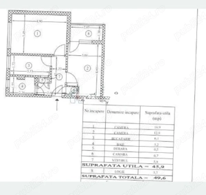 Vând apartament doua camere