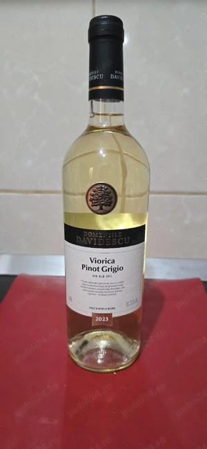 Vin Alb Domeniile Davidescu Viorica & Pinot Grigio, Sec 0.75   