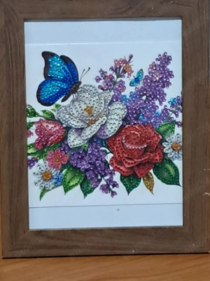  Dansul Fluturelui  - mini tablou cu diamante 