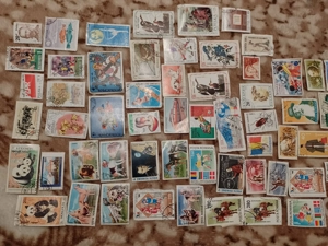 Colecție de timbre vechi 