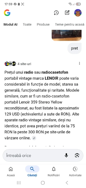 Mini radio boombox lenoir - imagine 3