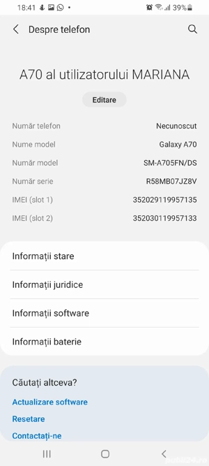 Galaxy A70 128Gb - imagine 3