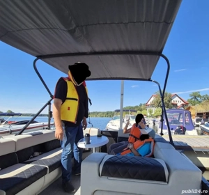 Catamaran Ponton Boat Party Boat - imagine 2