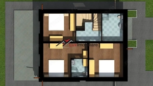 Casa superba semifinisata 120 mp utili + 450 mp teren liber. Zona Corusu. - imagine 8