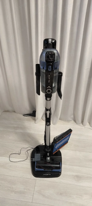 Aspirator vertical fara fir Rowenta X-Force Flex 14.60 Aqua RH99C3WO cu mop, 480W, 32.4V