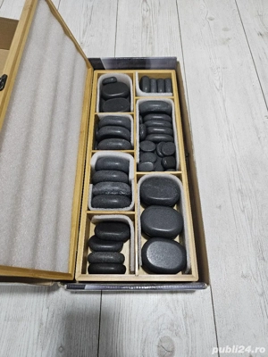 Set Stone heater + pietre massage  - imagine 5