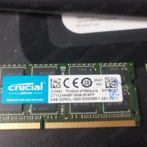 Memorii 16Gb DDR3L sodimm 2x8