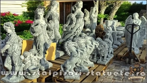 Statuetă căluț mic, gri patinat, model S37. - imagine 5