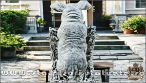 Statuetă purceluș ''bun-venit,'' model S80. - imagine 5