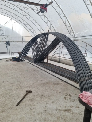 arcade solar, structura completa  pt legume  - imagine 3