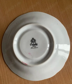 Set elegant de cești cu farfurioare   Fine Porcelain Debelly - imagine 4