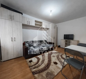Garsoniera de inchiriat cu bucatarie separata, zona Badea Cartan - imagine 2
