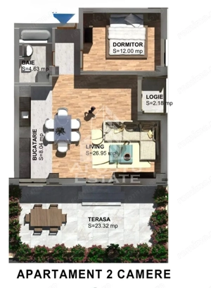 Apartament cu 2 camere, curte proprie, ZonaTorontalului - imagine 10