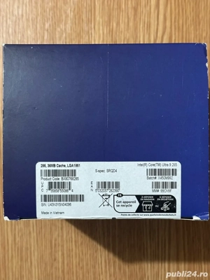 Procesor Intel Ultra 9 285 NOU SIGILAT!