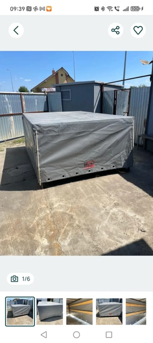 Vând prelată cu schelet metalic !!! - imagine 5