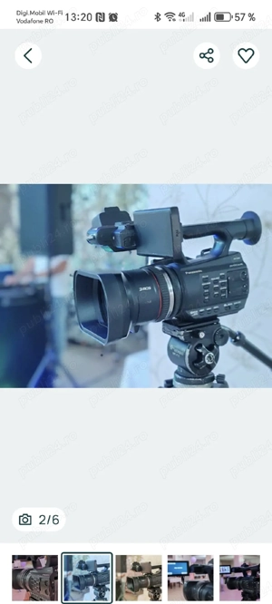 Camera video profesională Panasonic Ac 90 