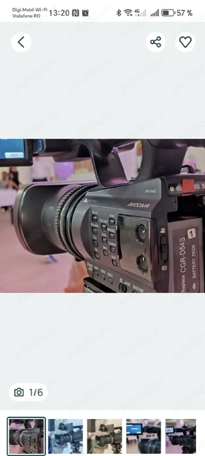Camera video profesională Panasonic Ac 90  - imagine 2
