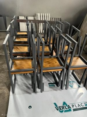 Scaun metal + lemn ArtGard   uz intensiv   terasa   HoReCa