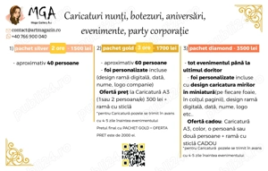 Caricaturist LIVE de Top la Nunta, Botez sau Evenimentul Tău! Team-Building - imagine 4