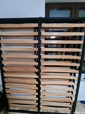 Somiera pat metalica cu sistem de rabatare 200x160 - imagine 2