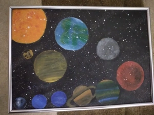 Colecție tablouri Sistemul Solar 
