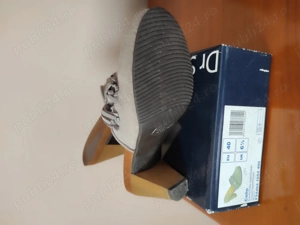 Saboti Dr.Scholl piele intoarsa gri
