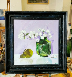 Tablouri originale pictate în ulei pe pânză   diverse dimensiuni, cu ramă