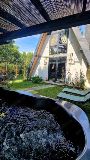 Cabana A-frame cu jacuzi -Porumbacu Sibiu