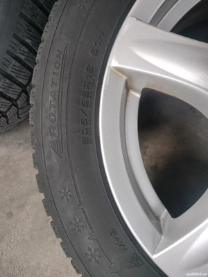 Jante aliaj originale vw-audi cu cauciucuri 205/55/16 - imagine 4