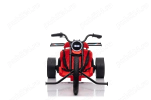  Motocicleta electrica Kinderauto Drift-Trike, 2x250W, 24V 10Ah RED - imagine 3