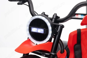  Motocicleta electrica Kinderauto Drift-Trike, 2x250W, 24V 10Ah RED - imagine 4